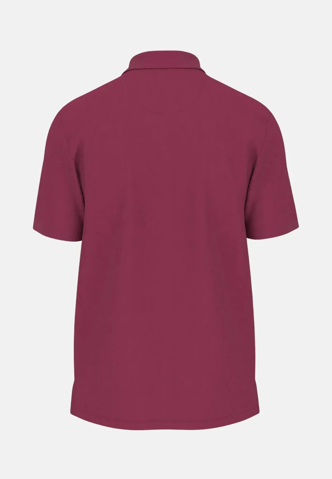 fynch-hatton-Premium Cotton Polo Shirt Dark Crimson