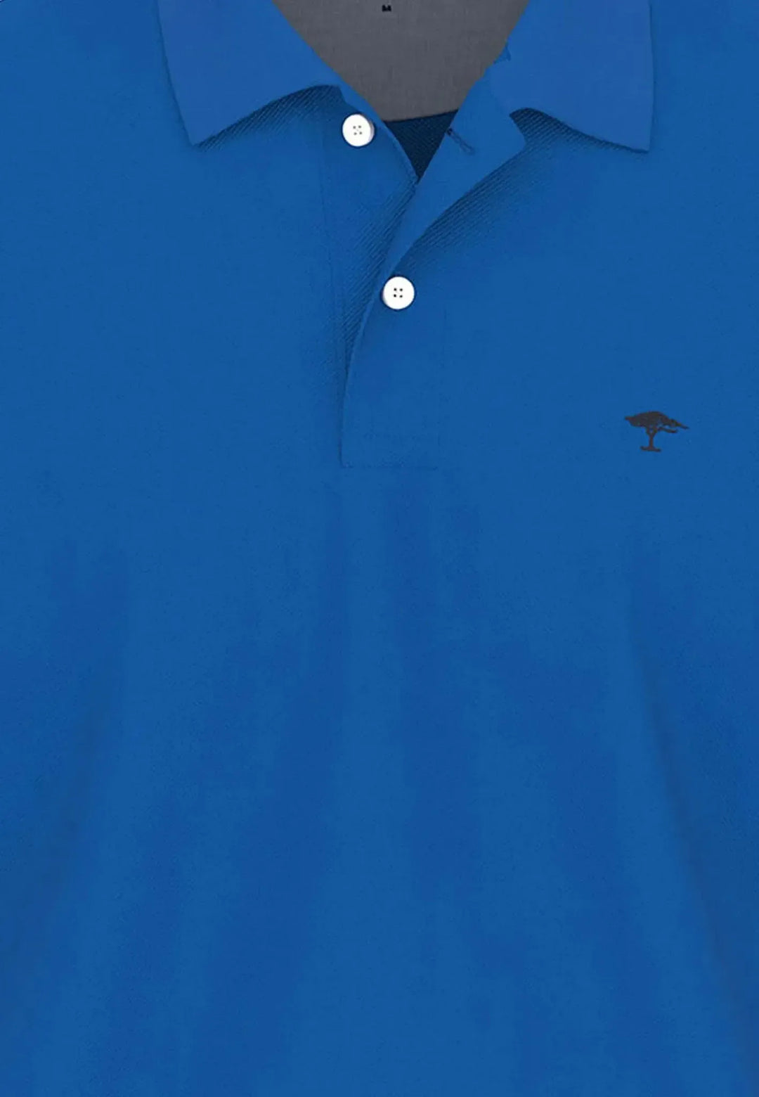 fynch-hatton-Premium Cotton Polo Shirt Strong Blue