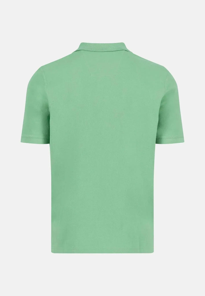 fynch-hatton-Premium Cotton Polo Shirt Turf Green