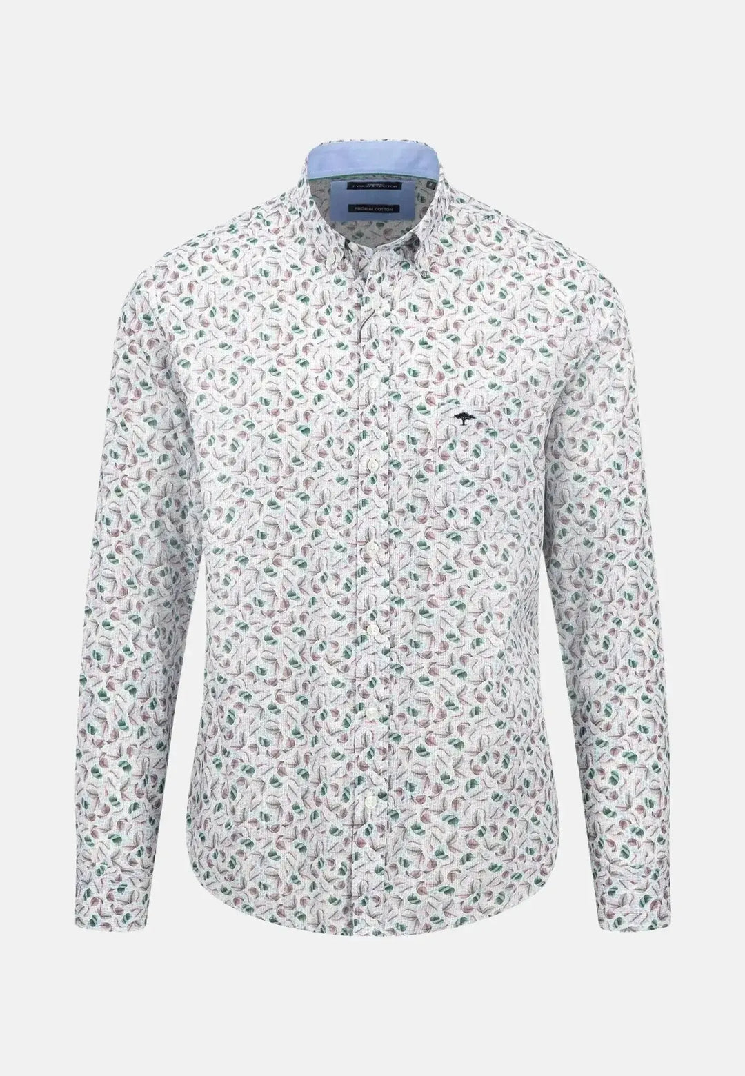 fynch-hatton-Premium Flowers Print Shirt Pale Blush