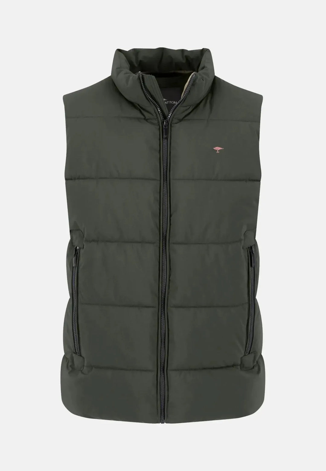fynch-hatton-Puffer Gilet Vest Dusty Forest