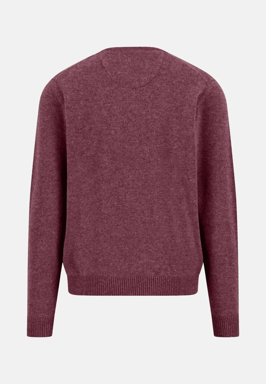 fynch-hatton-Pure Cashmere Crewneck Knit Deep Merlot