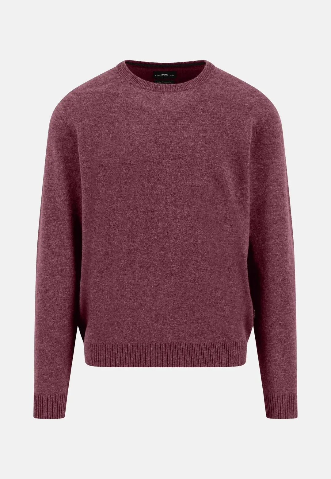 fynch-hatton-Pure Cashmere Crewneck Knit Deep Merlot