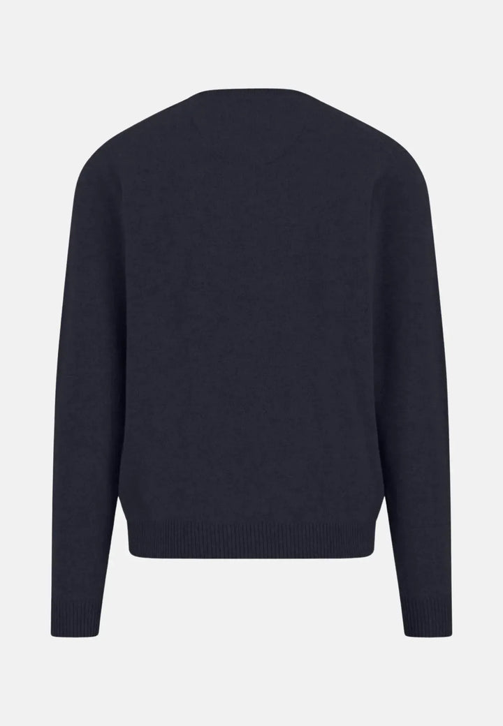 fynch-hatton-Pure Cashmere Crewneck Knit Navy