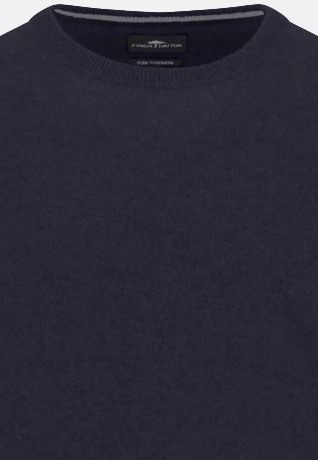 fynch-hatton-Pure Cashmere Crewneck Knit Navy
