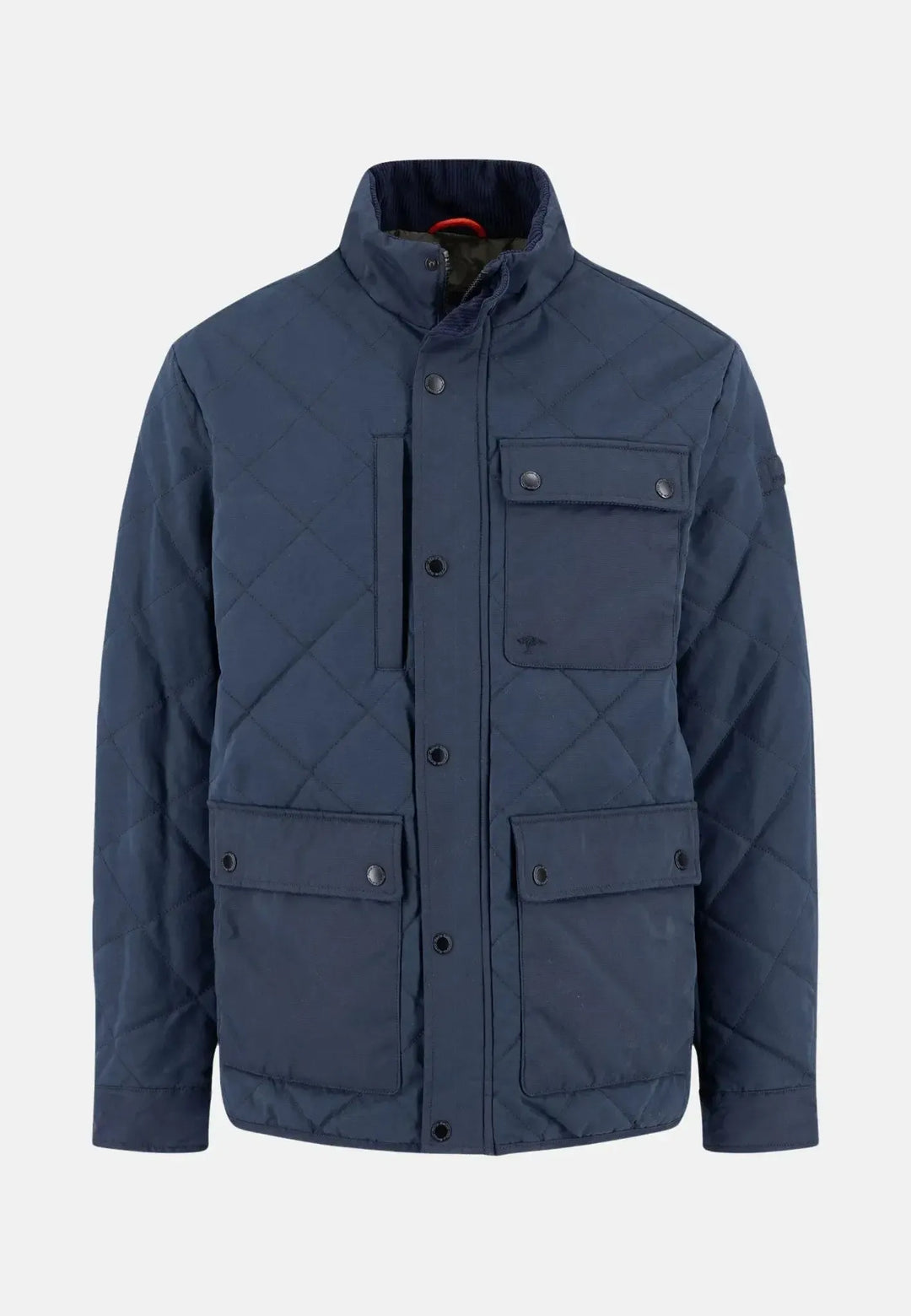 fynch-hatton-Quilted Field Jacket Dark Navy