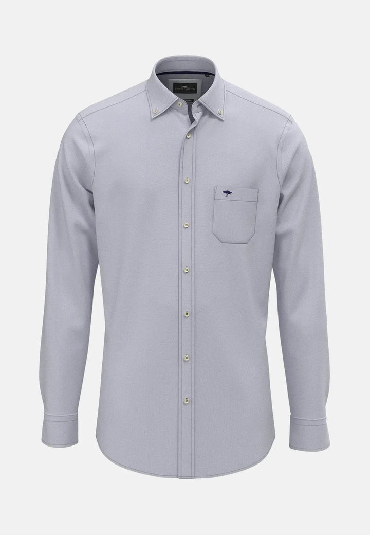 fynch-hatton-Seasonal Oxford Shirt Navy