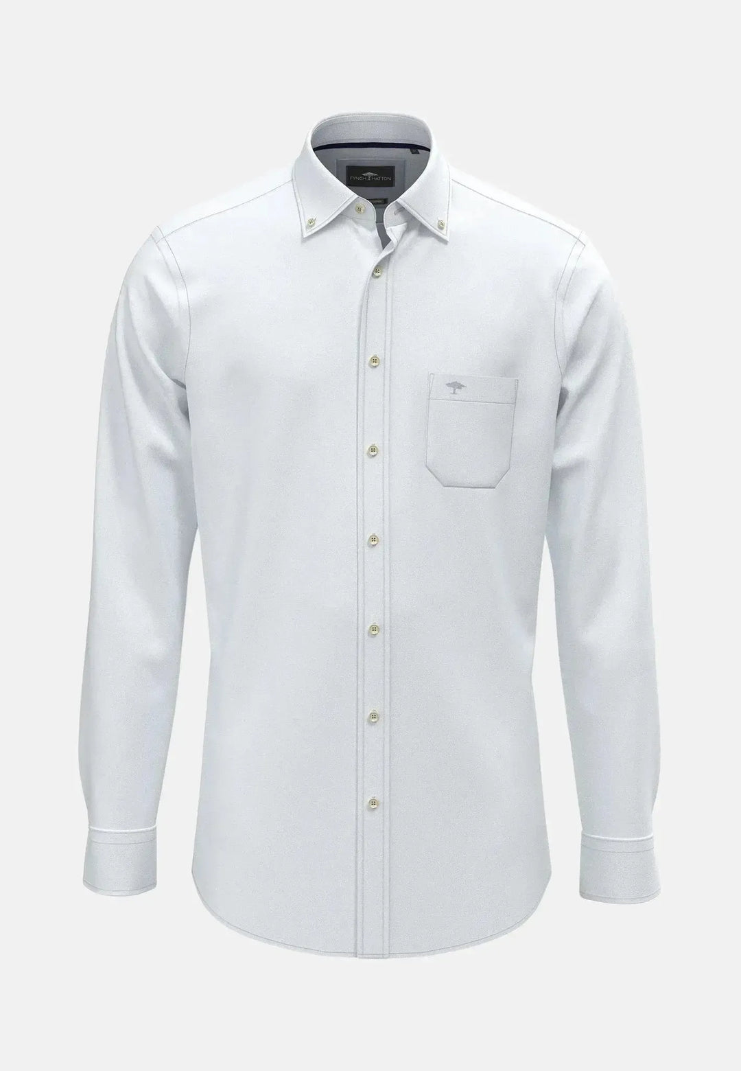 fynch-hatton-Seasonal Oxford Shirt Summer Breeze