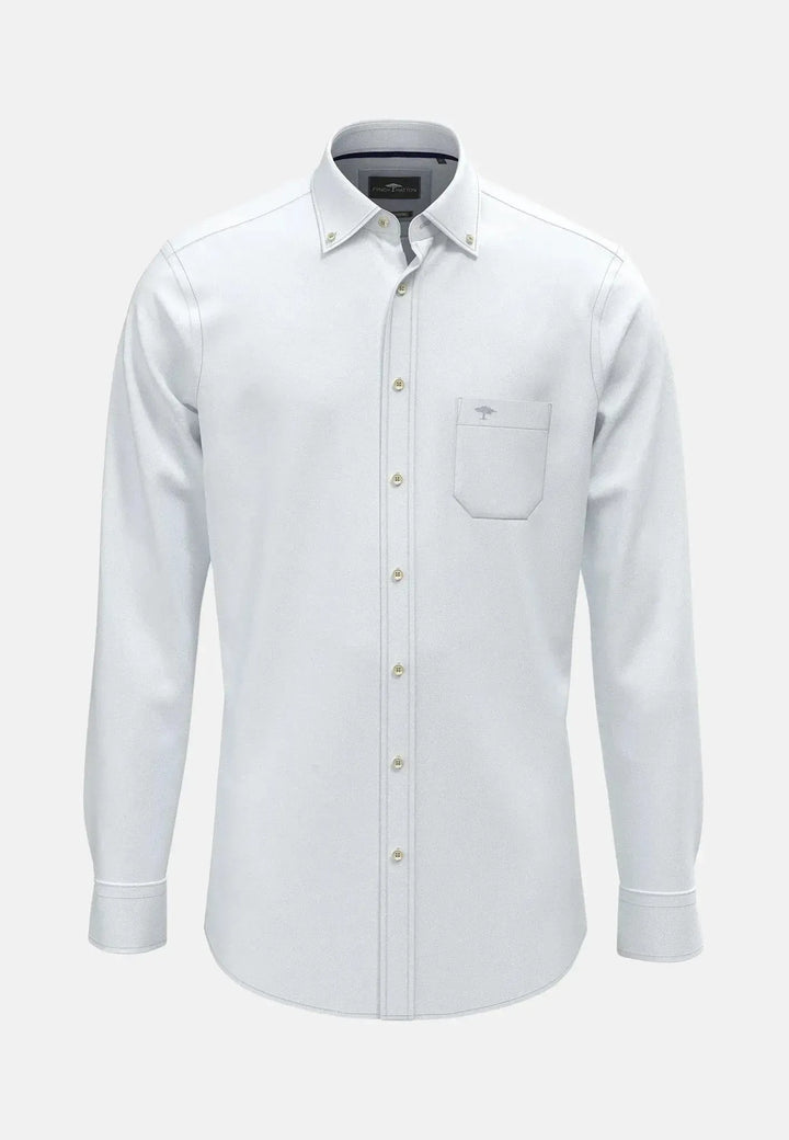 fynch-hatton-Seasonal Oxford Shirt Summer Breeze