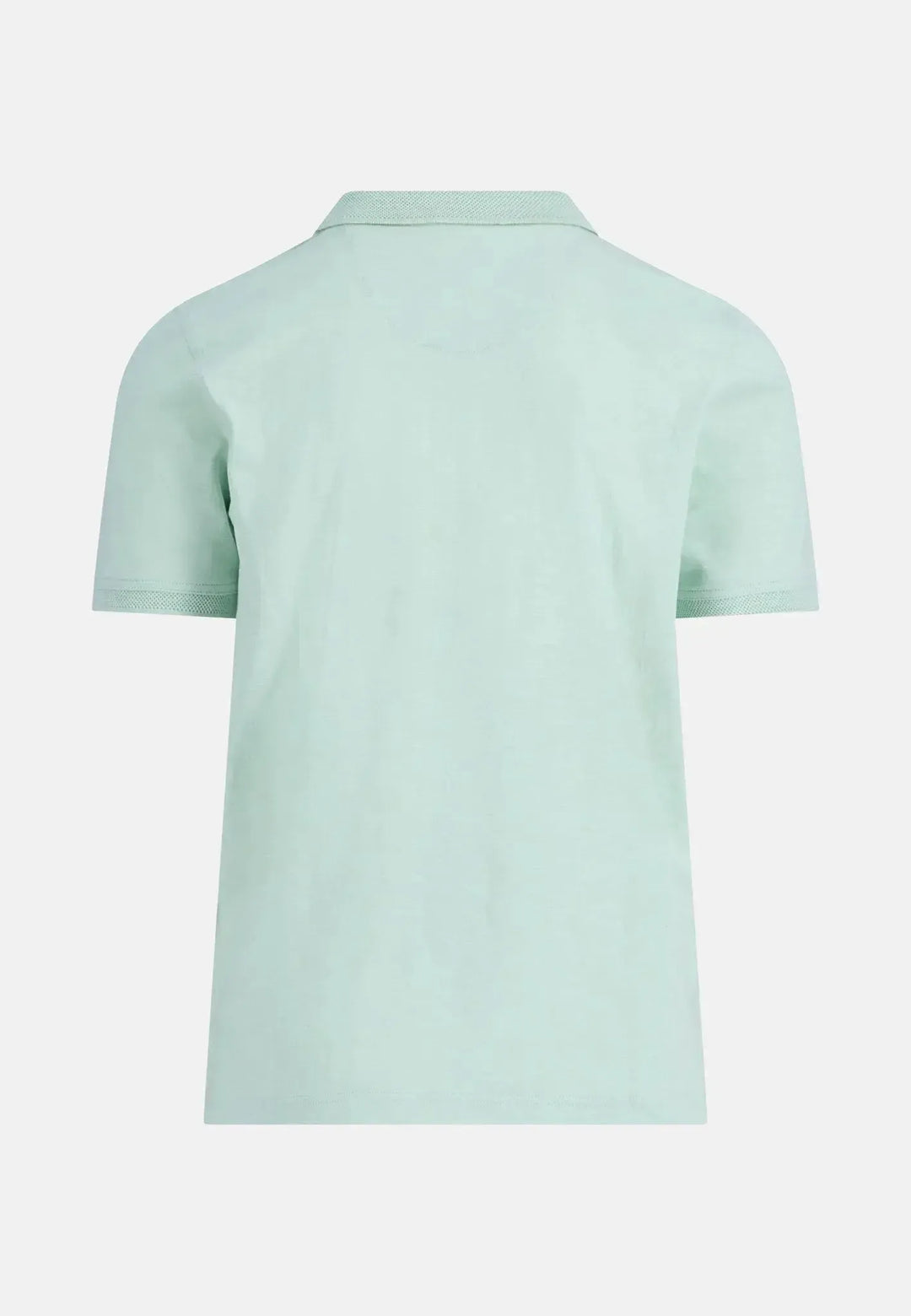 fynch-hatton-Slub Cotton Polo Shirt Minty Green