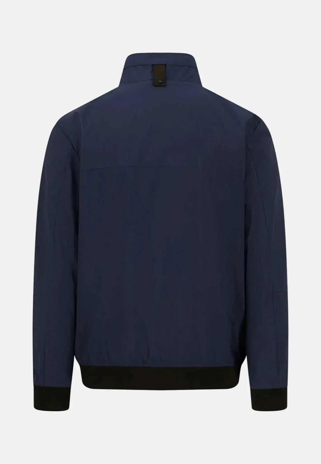 fynch-hatton-Stand Collar Zipped Pocket Jacket Dark Navy