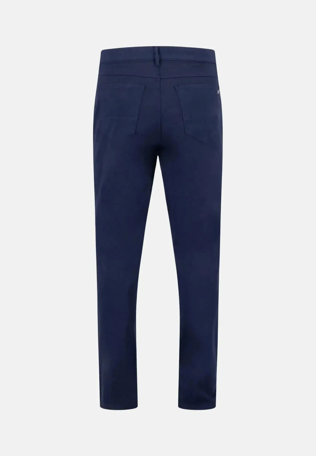 fynch-hatton-Stretch Cotton Straight Leg Chinos Dark Navy