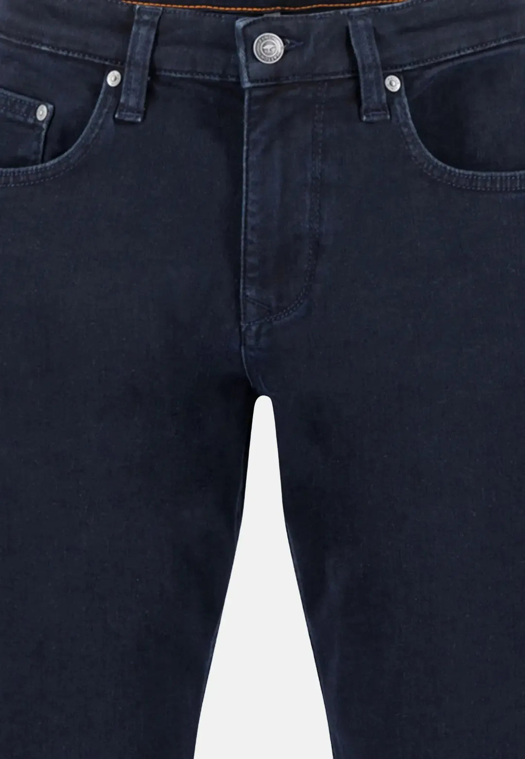 fynch-hatton-Stretch Denim Straight Leg Jeans Blue Black