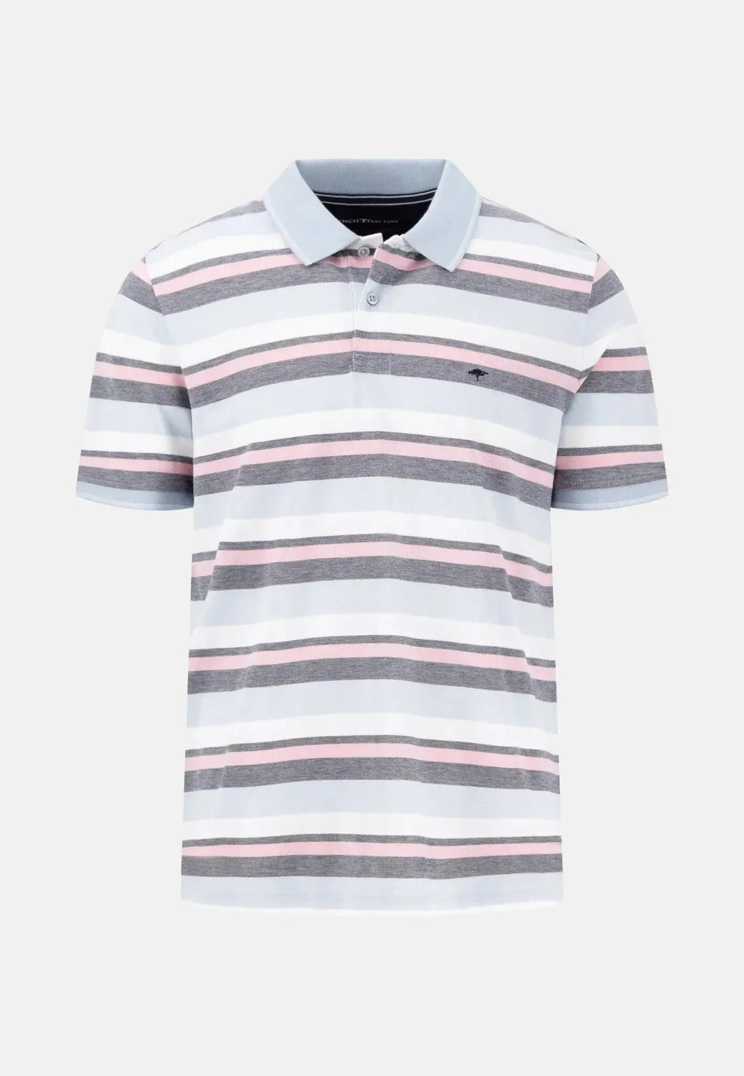 fynch-hatton-Striped Casual Fit Polo Shirt Summer Breeze