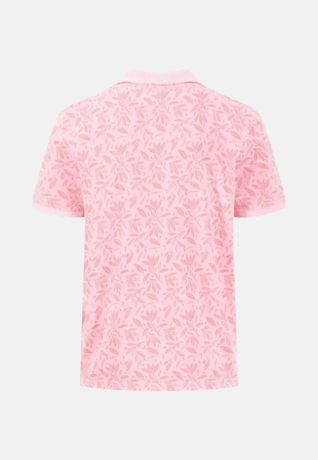 fynch-hatton-Sunfaded Floral Polo Shirt Peony