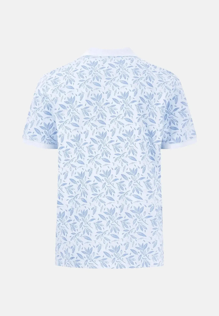 fynch-hatton-Sunfaded Floral Polo Shirt Summer Breeze