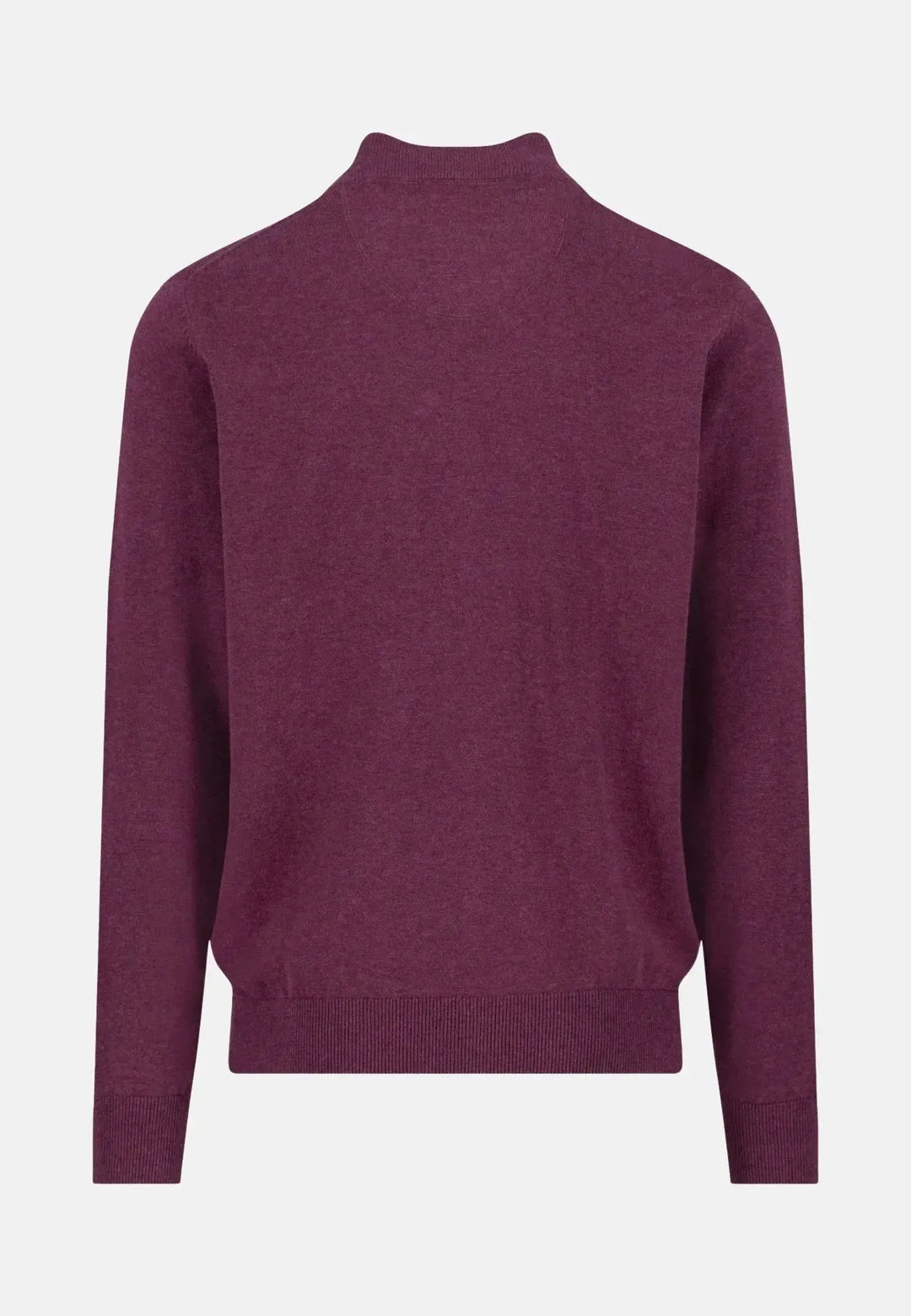 fynch-hatton-Superfine Stand-Up Cardigan Deep Merlot