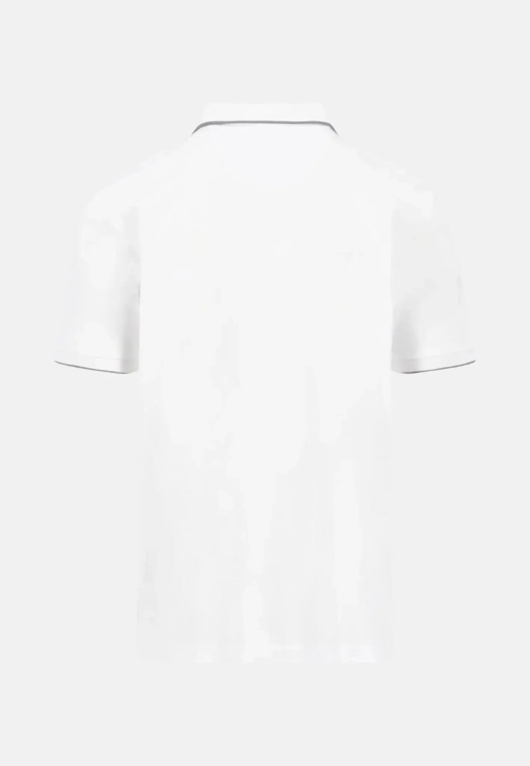 fynch-hatton-Tipped Cotton Polo Shirt White