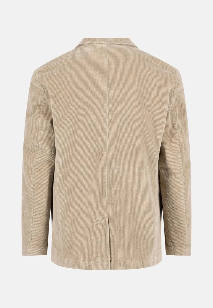 fynch-hatton-Unstructured Corduroy Blazer Beige
