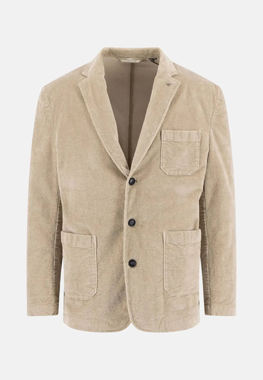 fynch-hatton-Unstructured Corduroy Blazer Beige