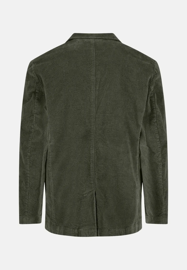 fynch-hatton-Unstructured Corduroy Blazer Dusty Forest
