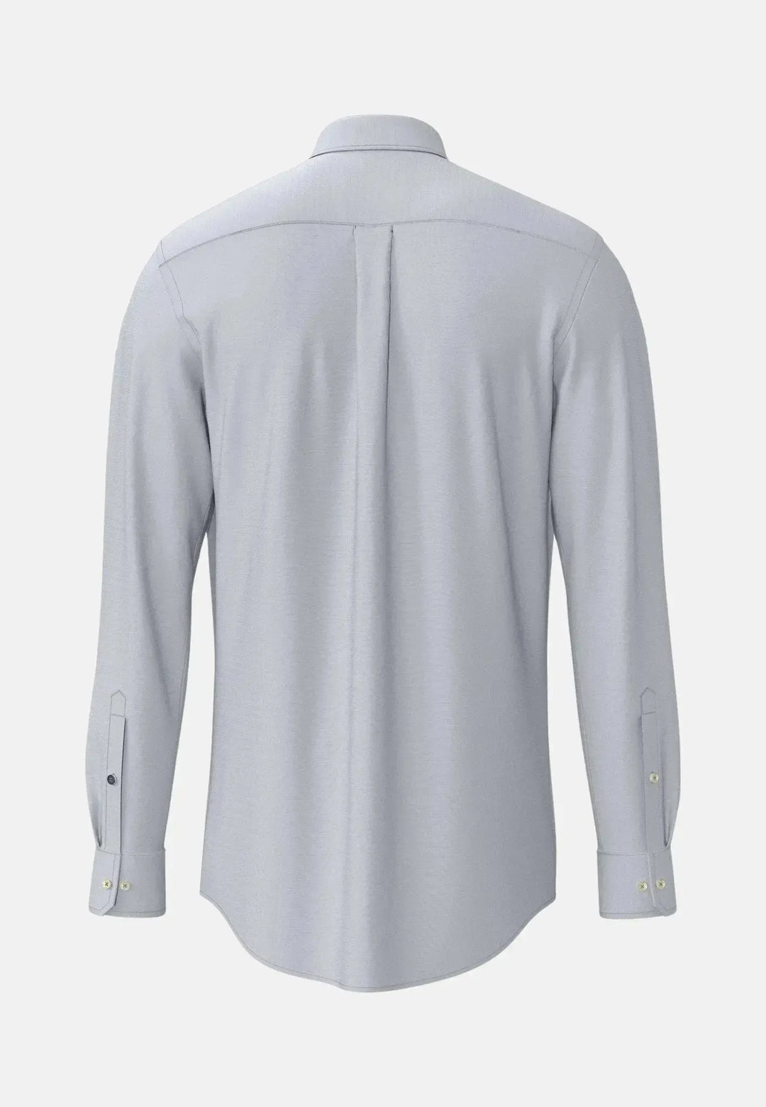 fynch-hatton-Washed Oxford Kent Collar Shirt Misty Blue