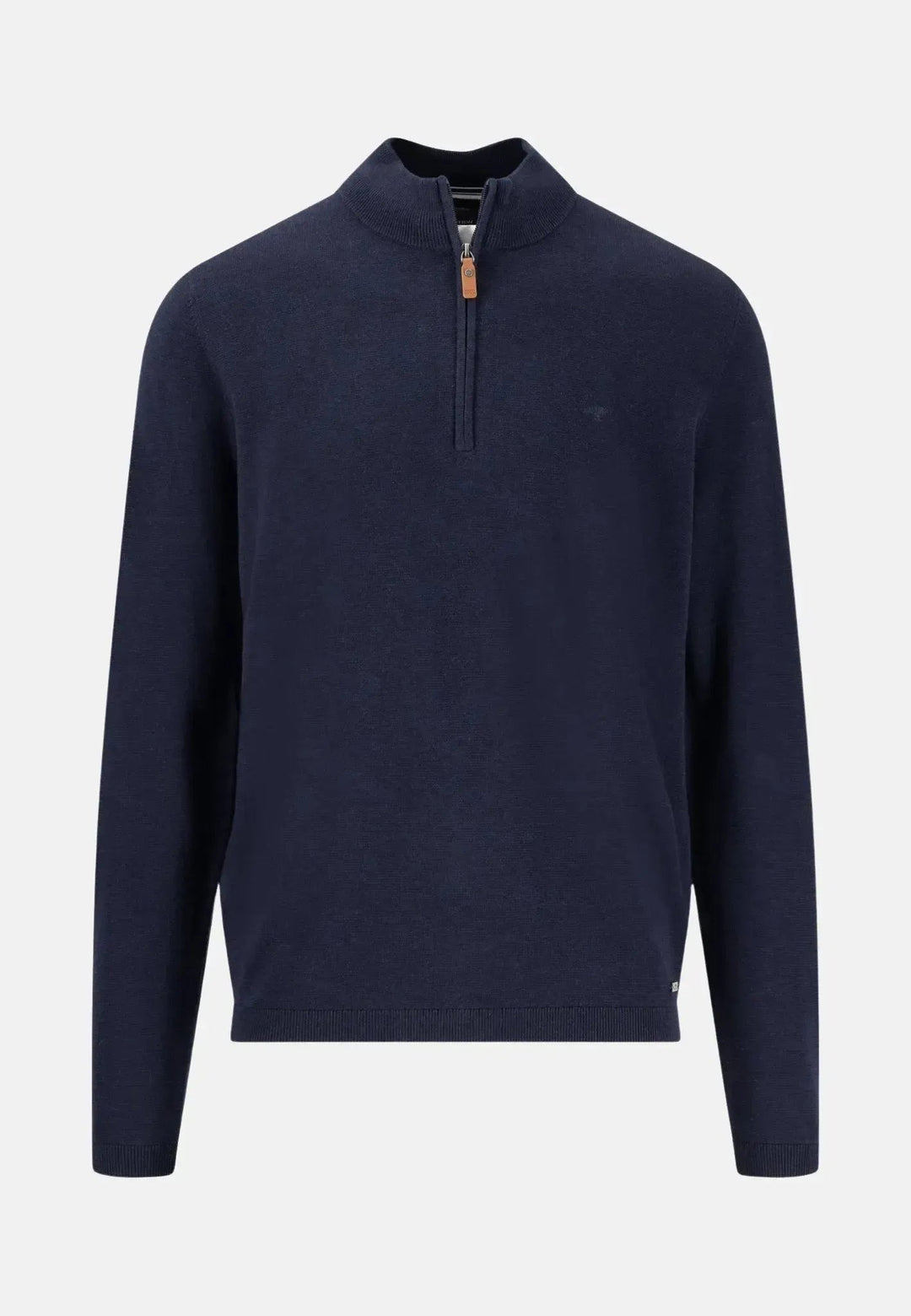 Fynch - Hatton Air Cotton 1/4 Zip Knit Navy 1502316-690-S