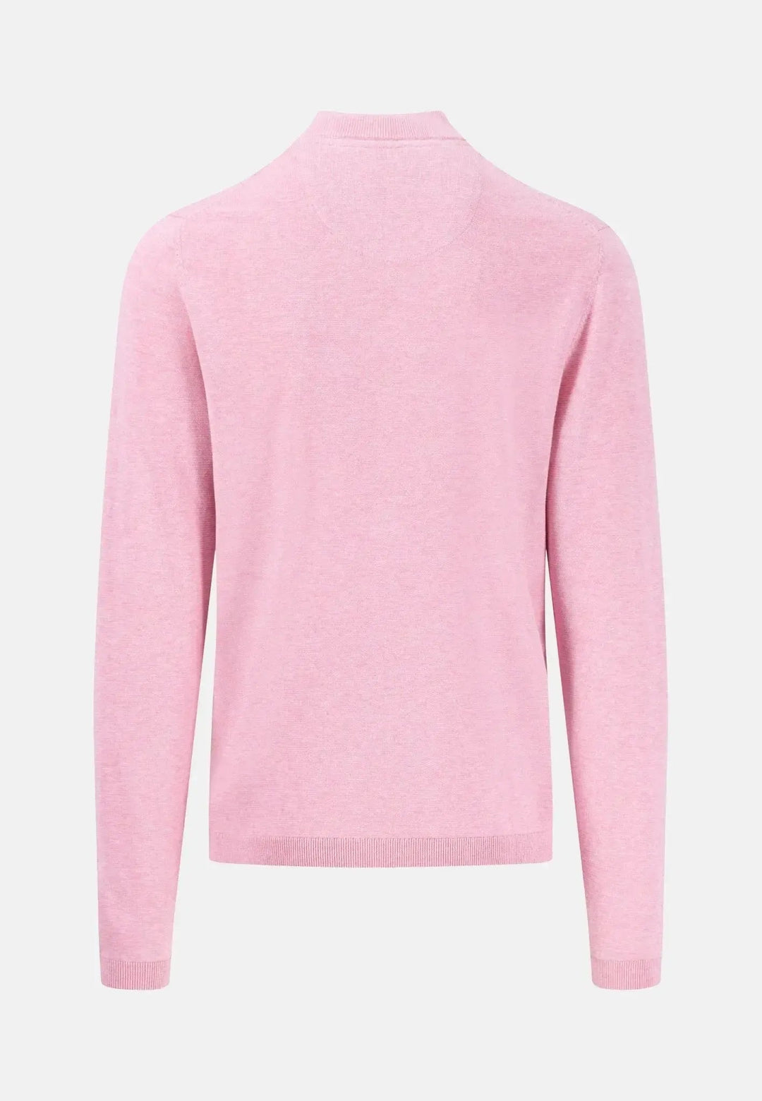 Fynch - Hatton Air Cotton 1/4 Zip Knit Peony 1502316-461-S