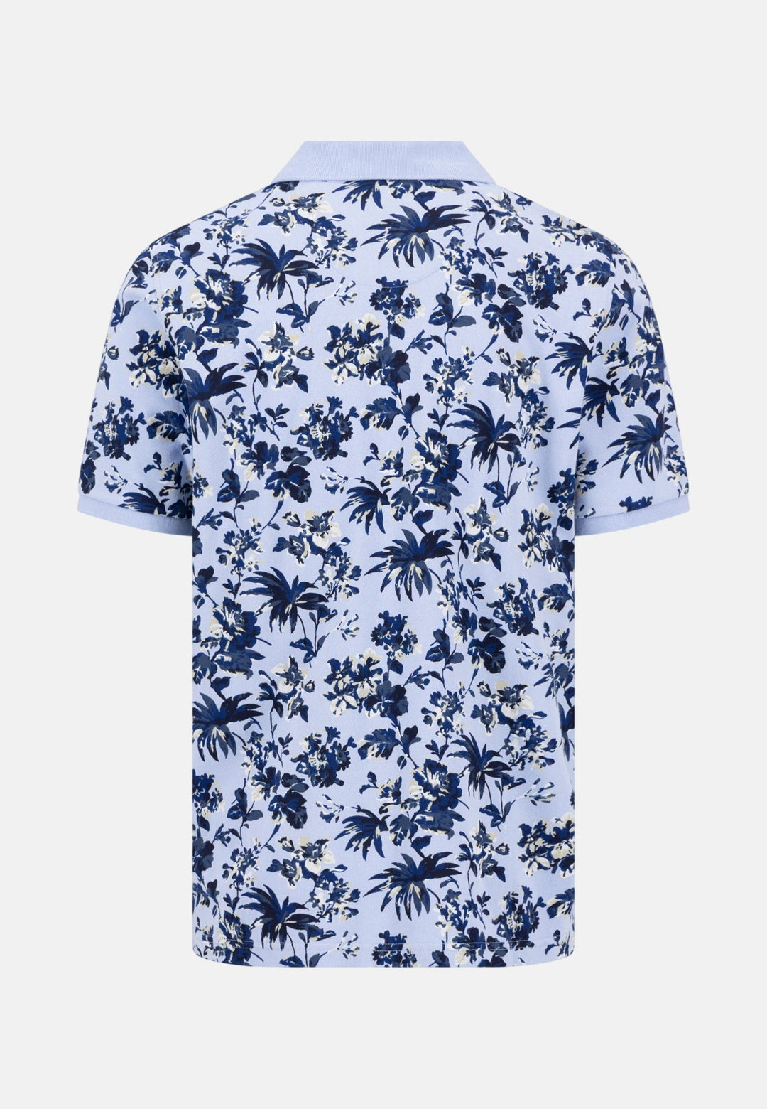 Fynch - Hatton All Over Print Floral Polo Shirt New Breeze - 16031308-653-M - fynch - hatton.co.uk