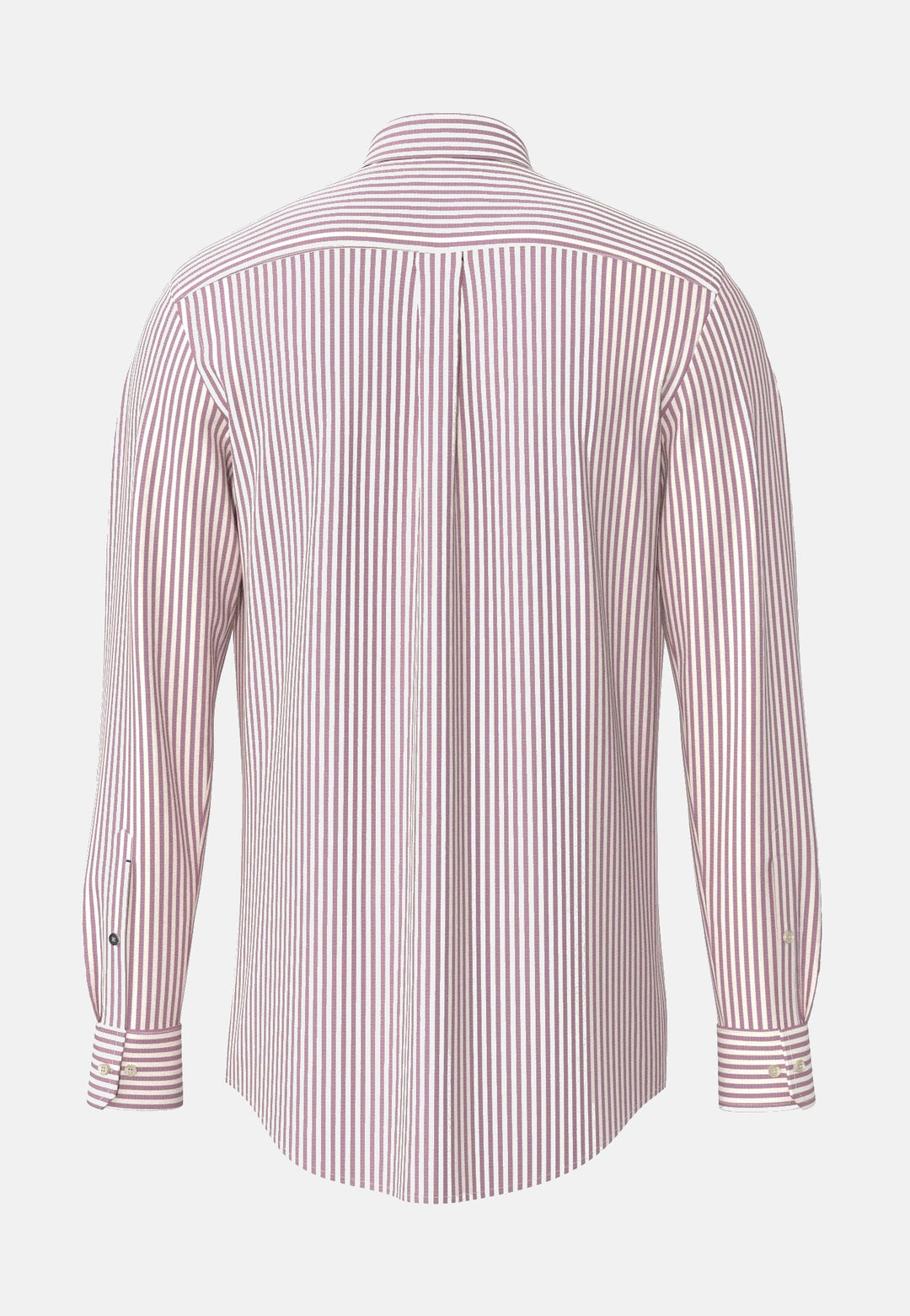 Fynch-Hatton All Season Poplin Stripe Button Down Shirt Grape 10005510-416-M