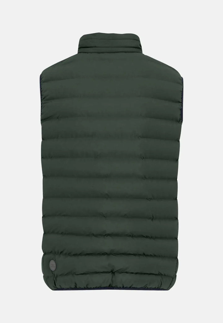 Fynch - Hatton - Basic Light Weight Gilet Dark Ivy - 15092601-737-S