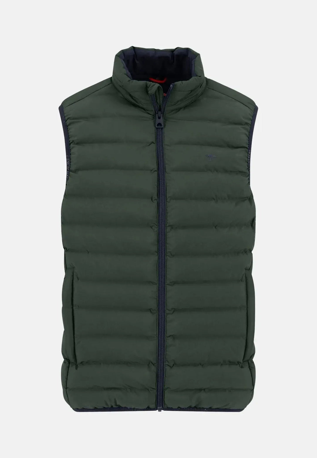 Fynch - Hatton - Basic Light Weight Gilet Dark Ivy - 15092601-737-S