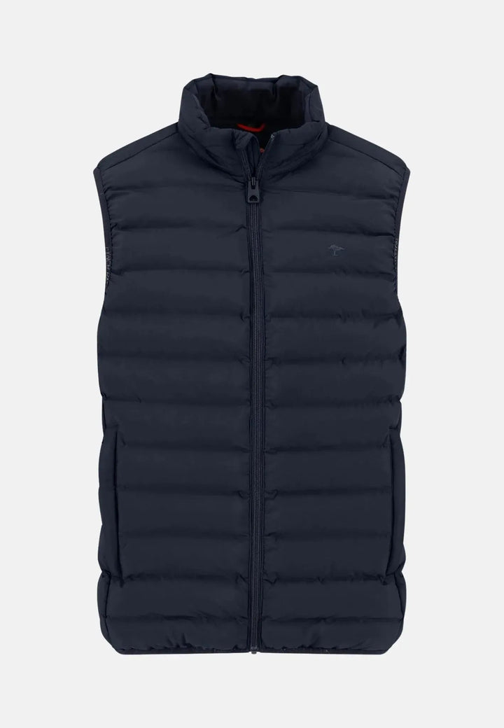 Fynch - Hatton Basic Light Weight Gilet Dark Navy - 15092601-688-S - fynch - hatton.co.uk