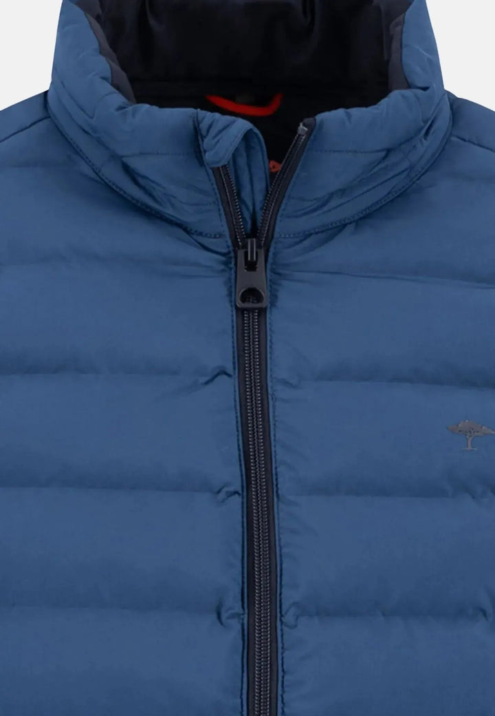 Fynch - Hatton Basic Light Weight Gilet Misty Blue - 15092601-638-S - fynch - hatton.co.uk