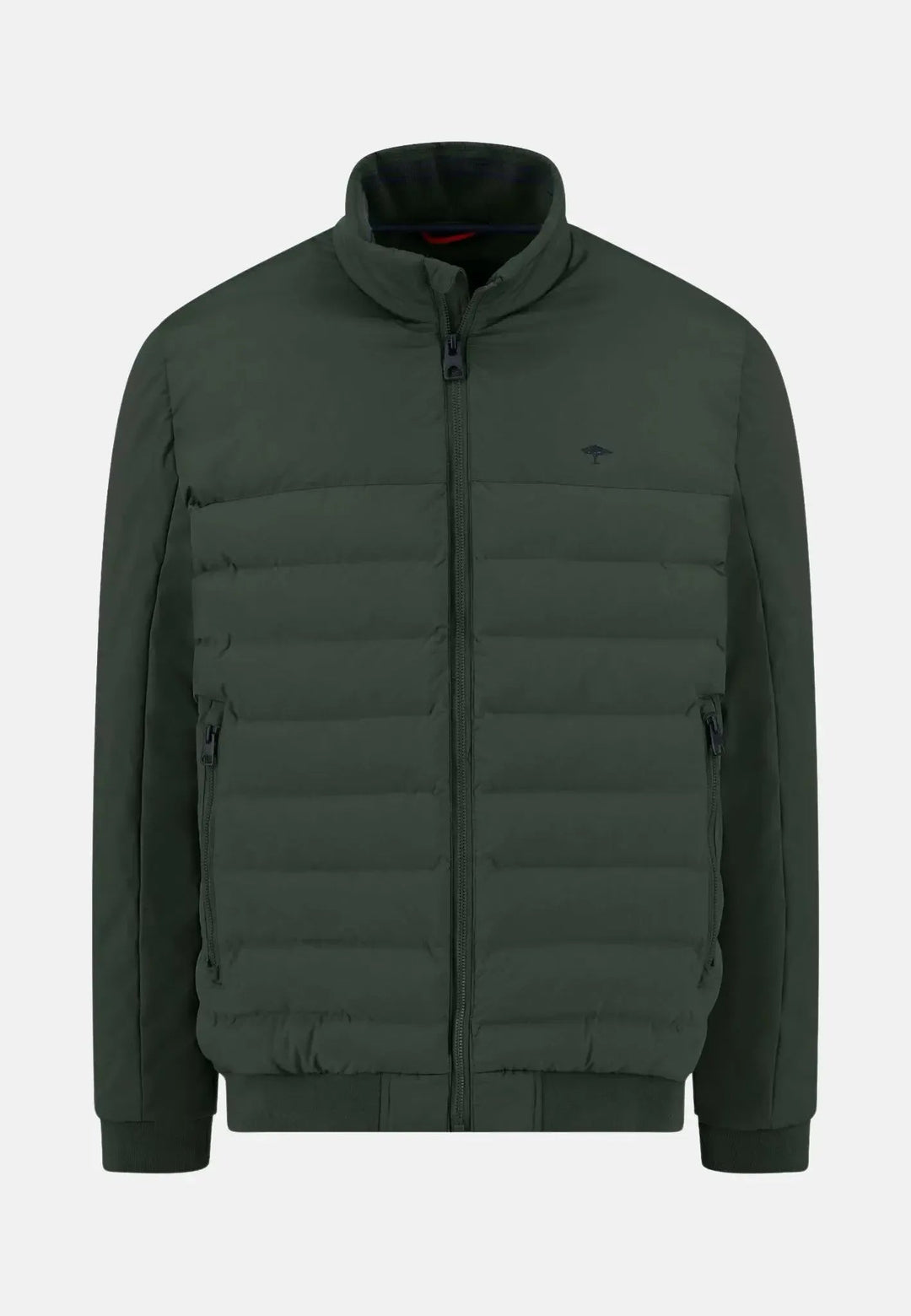Fynch - Hatton Basic Puffer Hybrid Jacket Dark Ivy - 15092603-737-S - fynch - hatton.co.uk