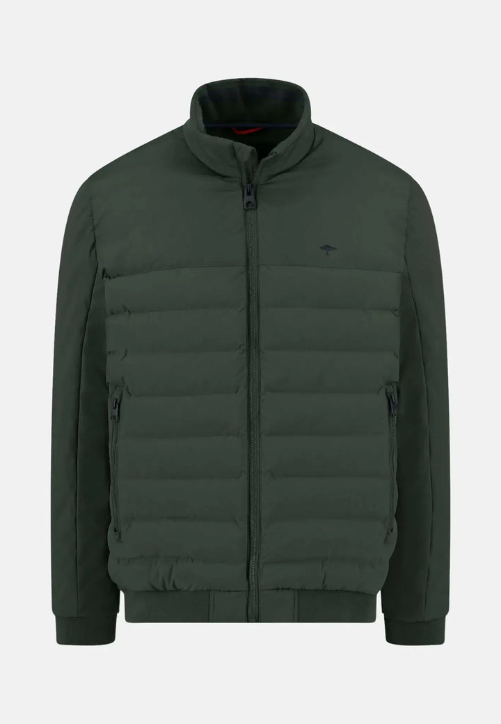 Fynch - Hatton Basic Puffer Hybrid Jacket Dark Ivy - 15092603-737-S - fynch - hatton.co.uk