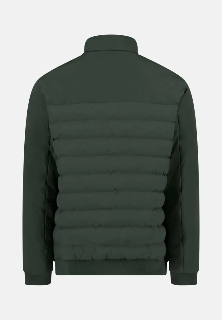 Fynch - Hatton Basic Puffer Hybrid Jacket Dark Ivy - 15092603-737-S - fynch - hatton.co.uk