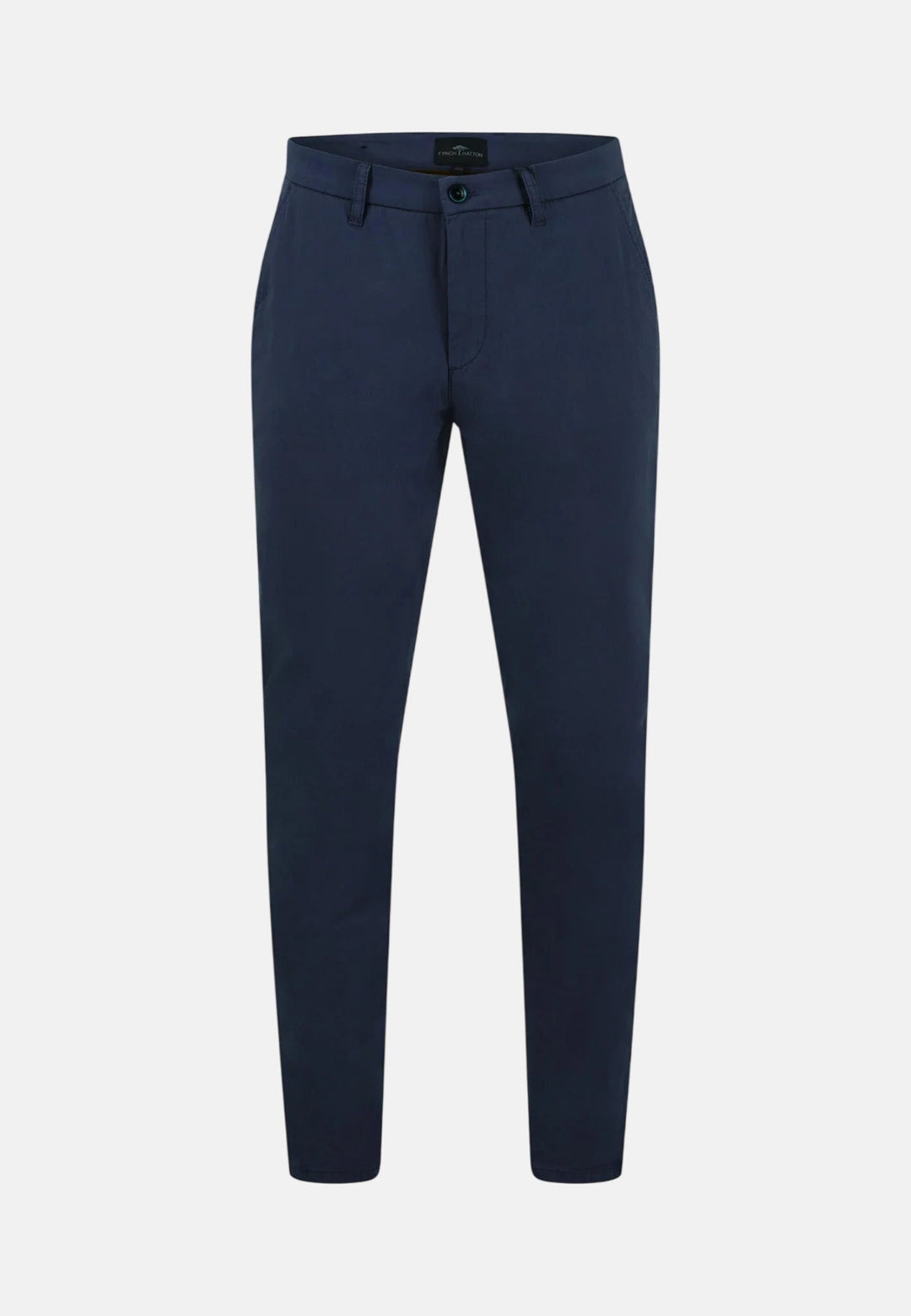 Fynch - Hatton Basic Stretch Cotton Chinos Dark Navy - 16132803-688-32-32 - fynch - hatton.co.uk