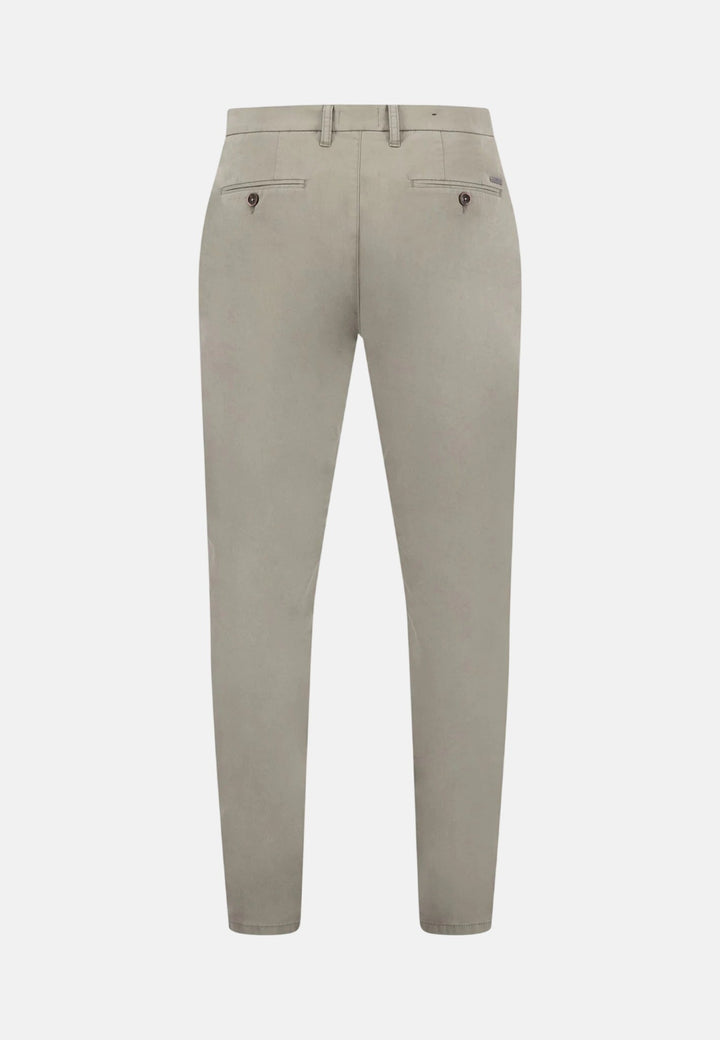 Fynch - Hatton Basic Stretch Cotton Chinos Khaki - 16132803-743-32-32 - fynch - hatton.co.uk