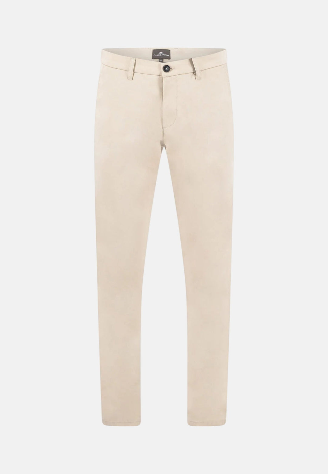 Fynch - Hatton Basic Stretch Cotton Chinos Sand - 16132803-837-32-32 - fynch - hatton.co.uk