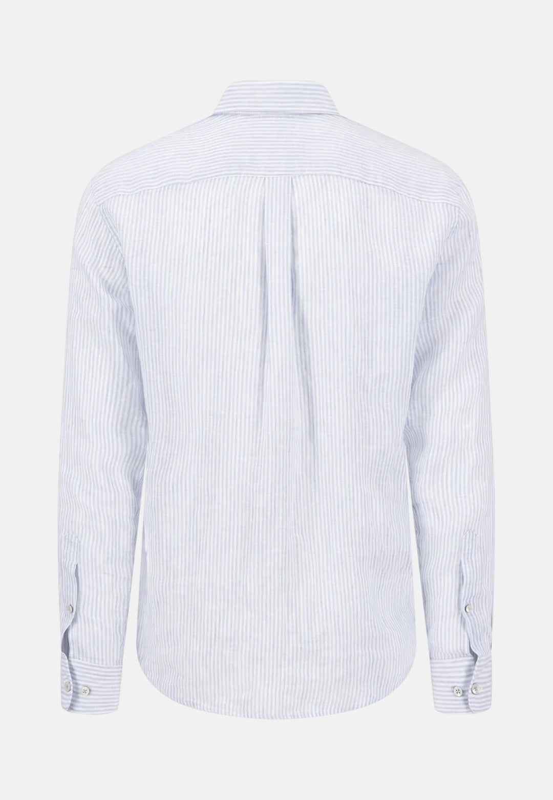 Fynch - Hatton Bengal Stripe Pure Linen Button Down Shirt New Breeze 16136020-653-M