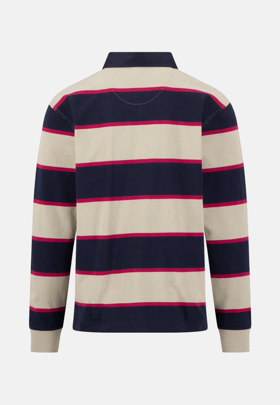 Fynch-Hatton Block Stripe Rugby Shirt Clay 16141363-848-S