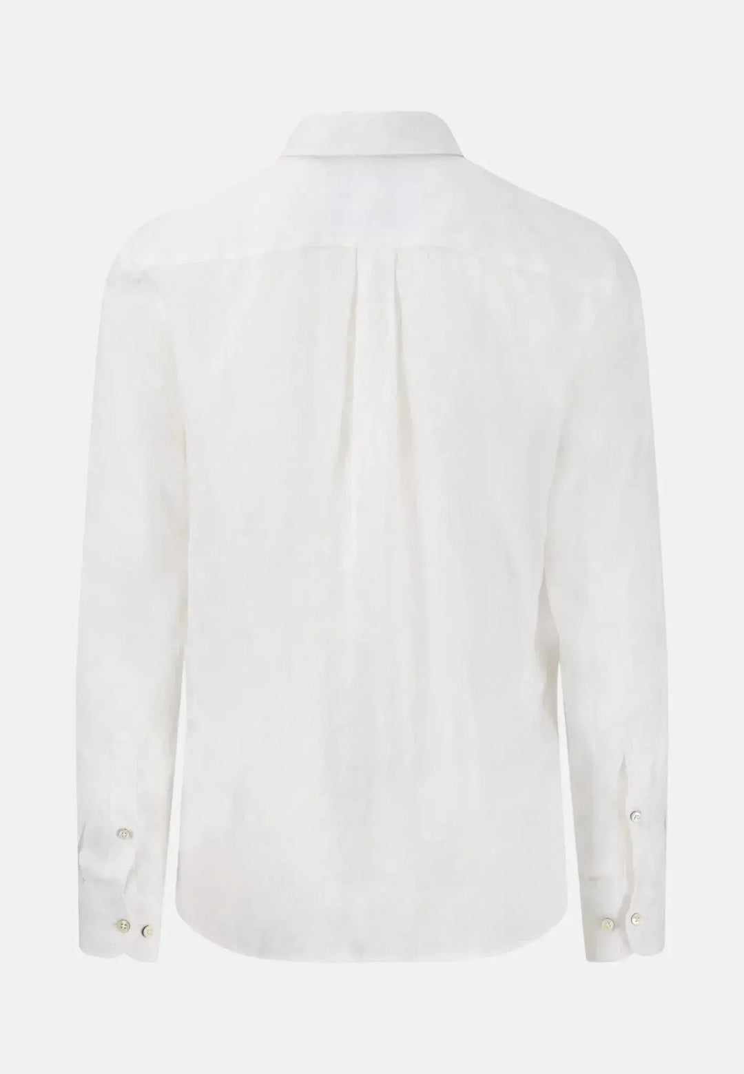 Fynch - Hatton Button Down Linen Shirt White 15136000-802-S