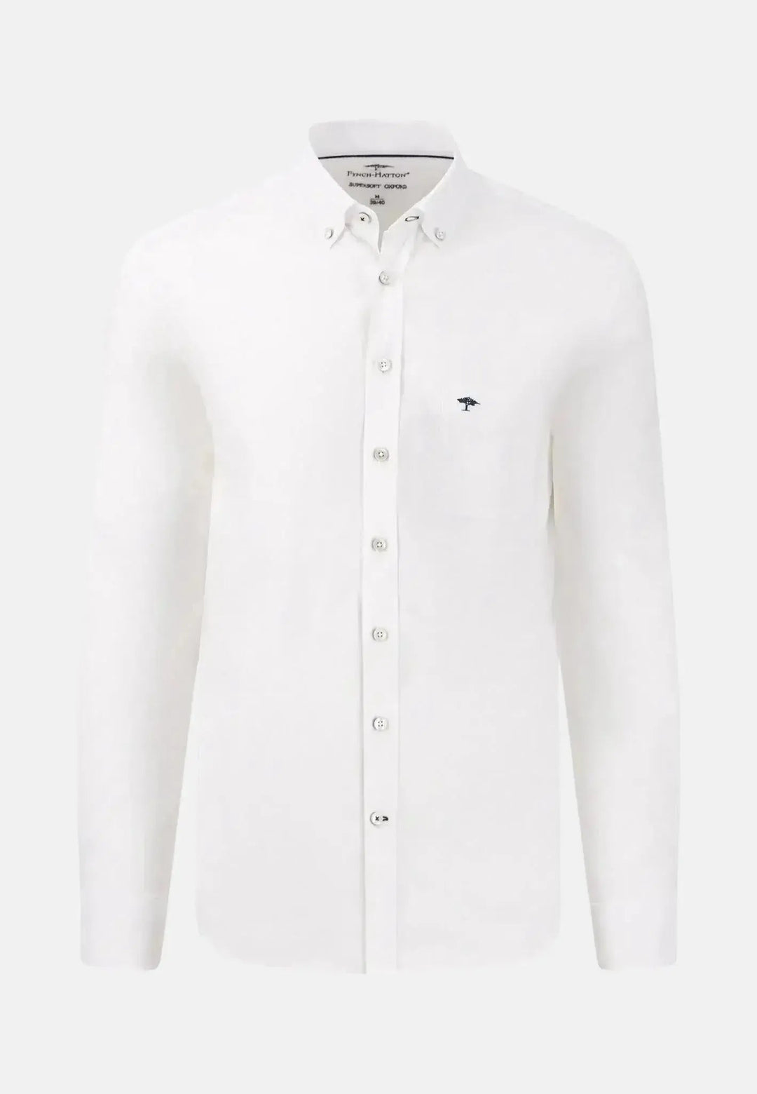 Fynch - Hatton Button Down Oxford Shirt White - 10005500-5500-S - fynch - hatton.co.uk