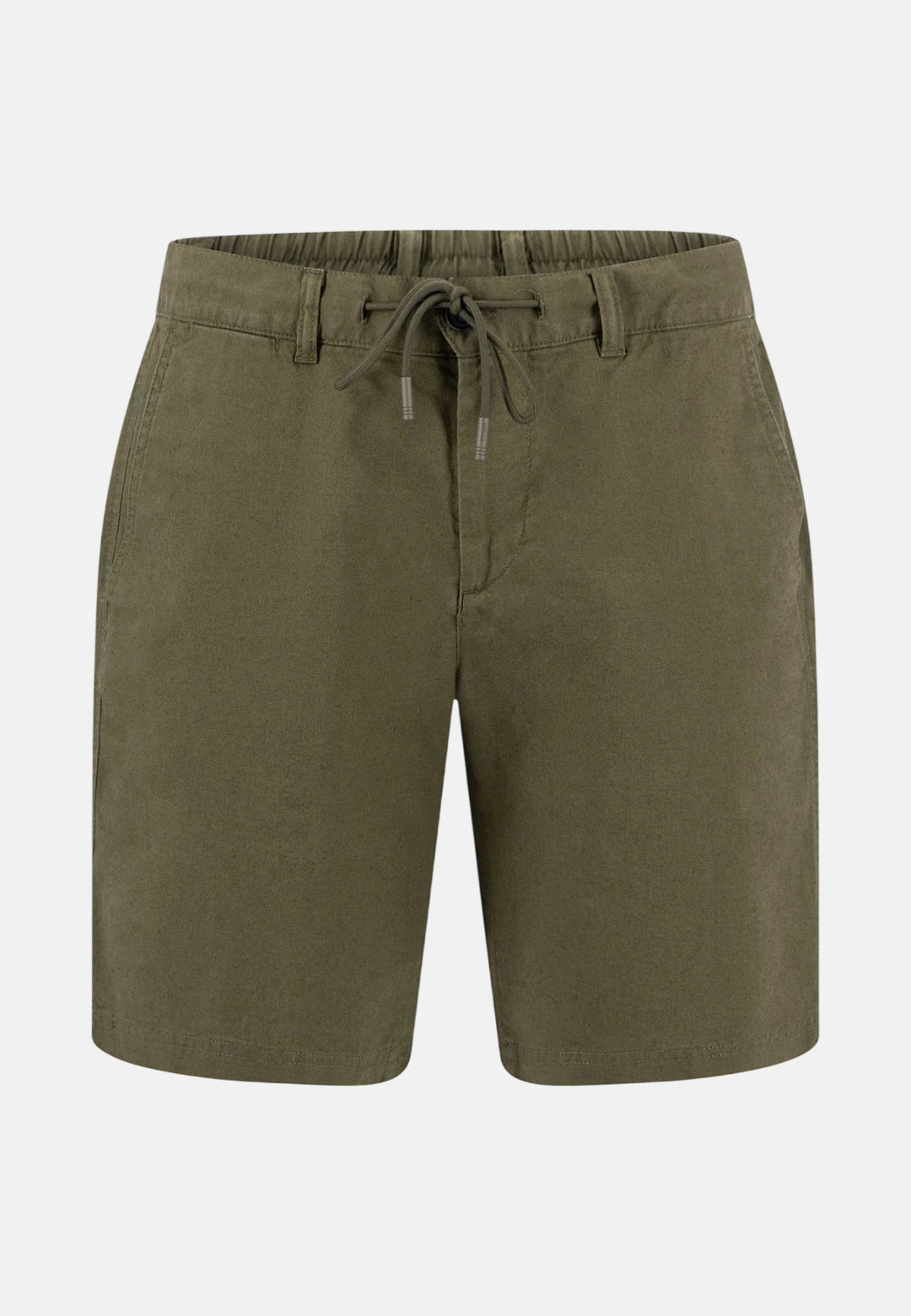 Fynch - Hatton Coli Linen Blend Bermuda Shorts Dark Khaki 16042113-719-M