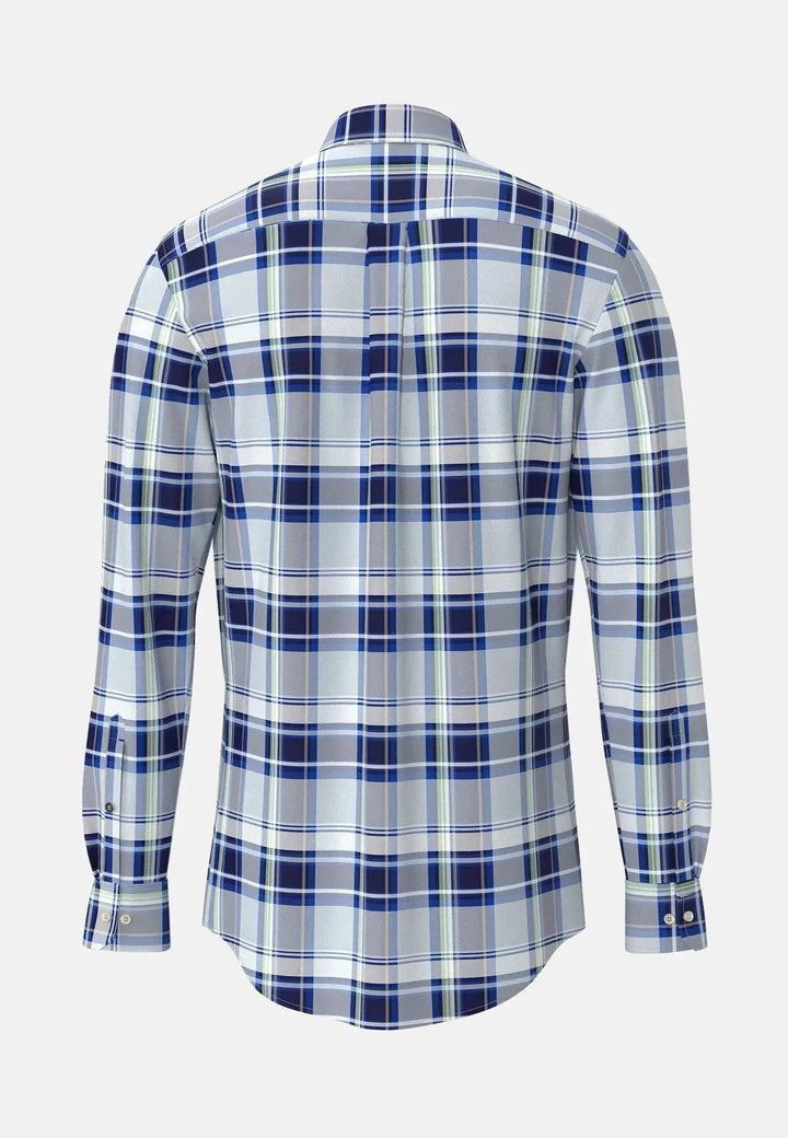 Fynch - Hatton Colorful Combi Check Shirt Navy 15138320-685-S