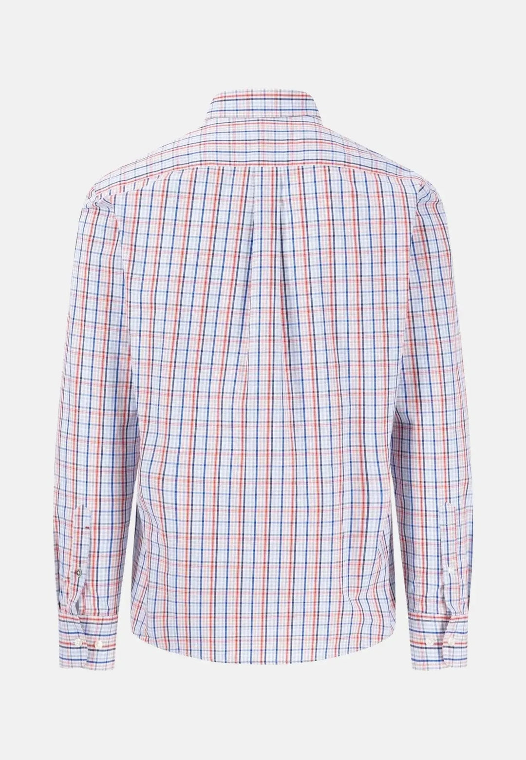 Fynch - Hatton Combi Check Shirt Poppy Red 15135350-363-S