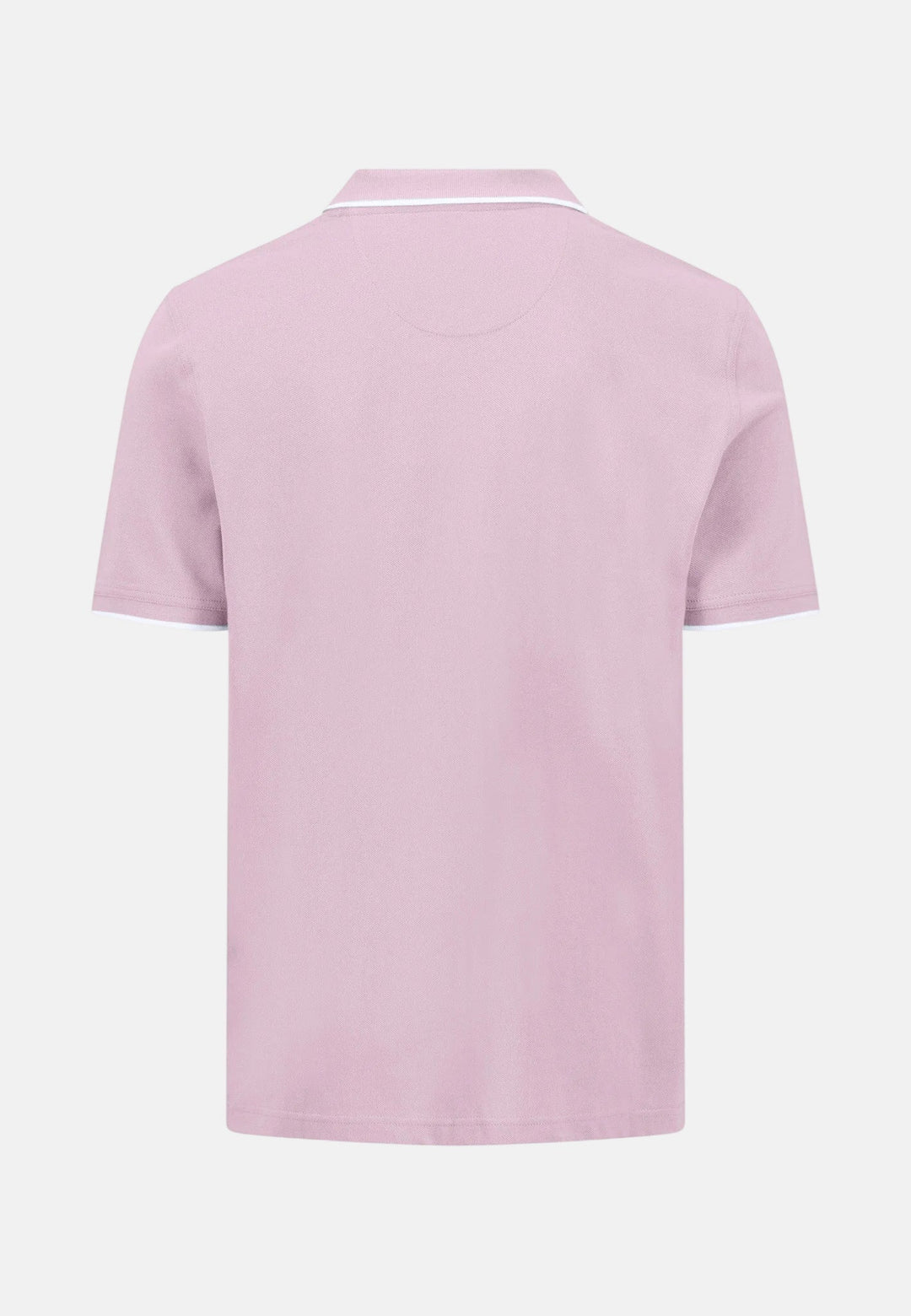 Fynch - Hatton Contrast Tipped 2 - Ply Cotton Polo Shirt Magnolia 16131801-464-M