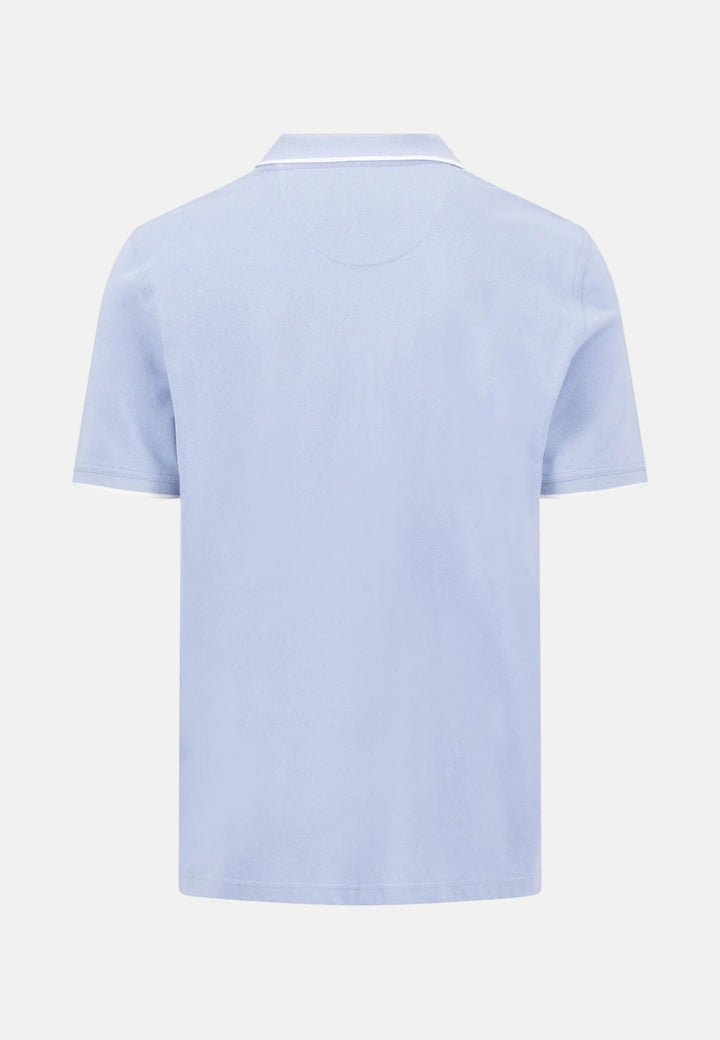Fynch - Hatton Contrast Tipped 2 - Ply Cotton Polo Shirt New Breeze 16131801-653-M