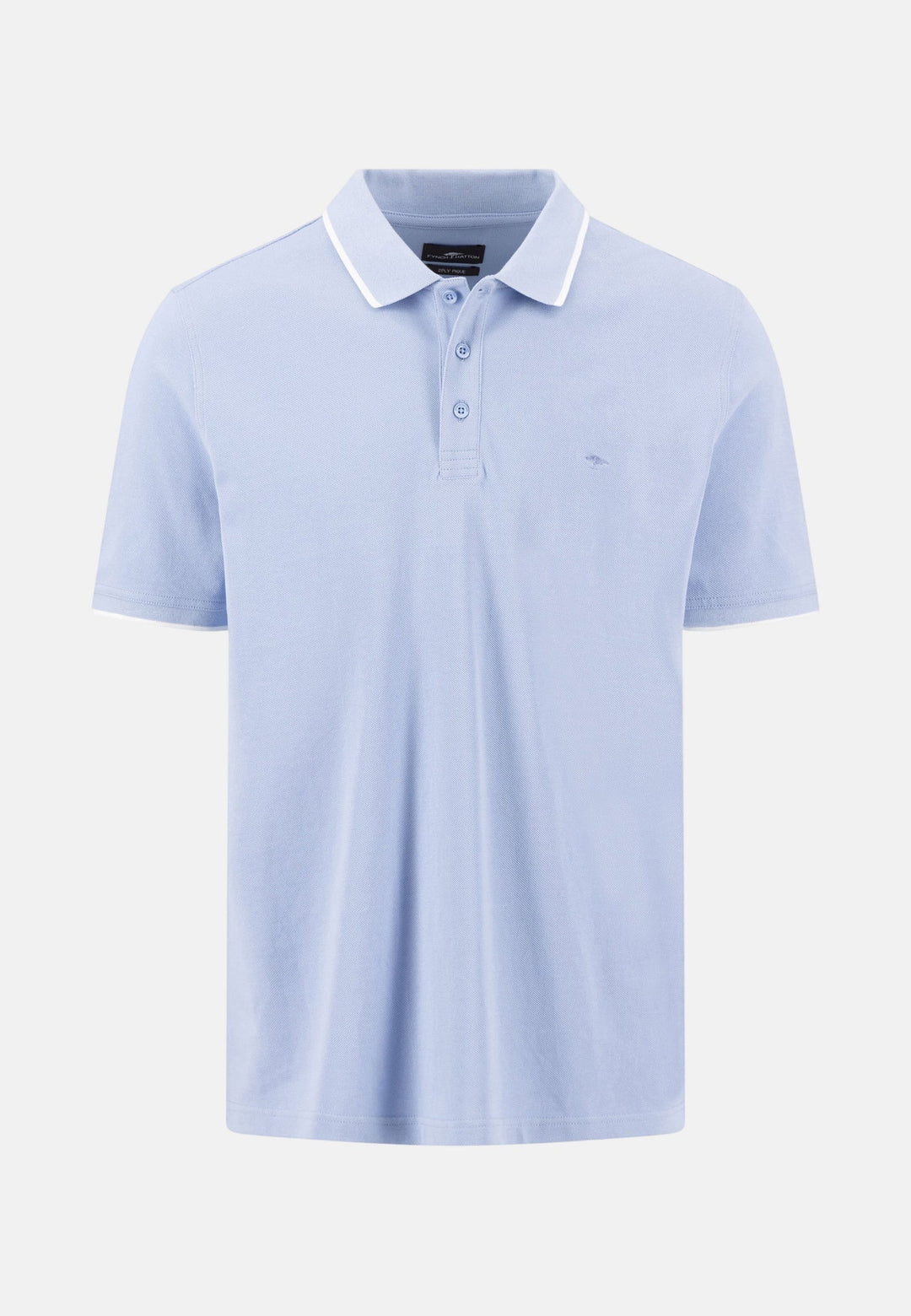 Fynch - Hatton Contrast Tipped 2 - Ply Cotton Polo Shirt New Breeze 16131801-653-M